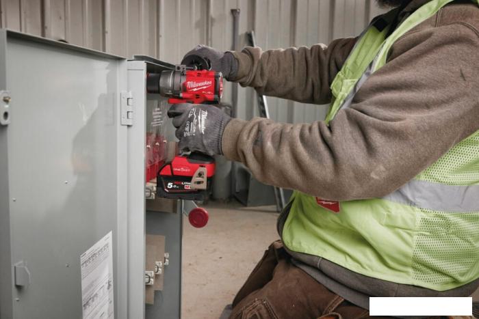 Дрель-шуруповерт Milwaukee M18 FUEL M18ONEDD3-502X 4933492802 (с 2-мя АКБ 5 Ач, кейс)