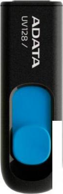 USB Flash ADATA DashDrive UV128 32GB (черный/синий)