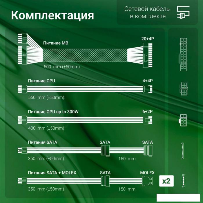 Блок питания Digma DPSU-500W