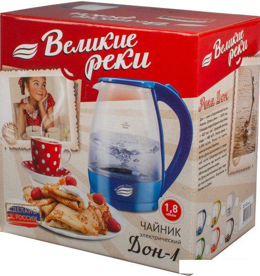 Электрический чайник Великие Реки Дон-1 (коричневый)