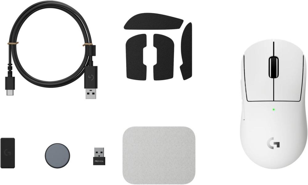 Игровая мышь Logitech Pro X Superlight 2c (белый)