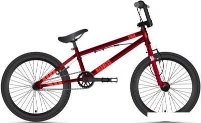 Велосипед Stark Madness BMX 3 2024 (бордовый/оранжевый/черный)