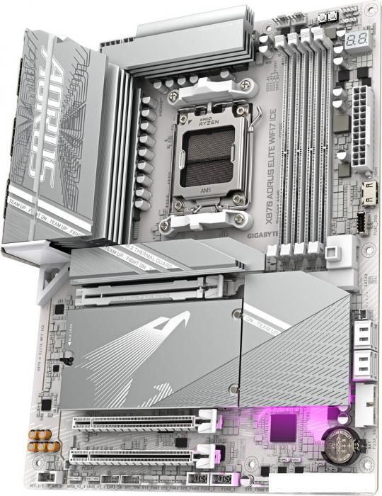 Материнская плата Gigabyte X870 Aorus Elite WiFi7 Ice