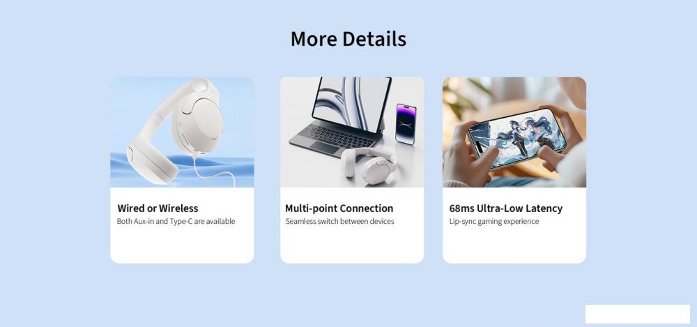 Наушники QCY H3 Lite (черный)