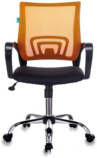 Офисное кресло Бюрократ CH-695N/SL/OR/BLACK (черный/оранжевый)