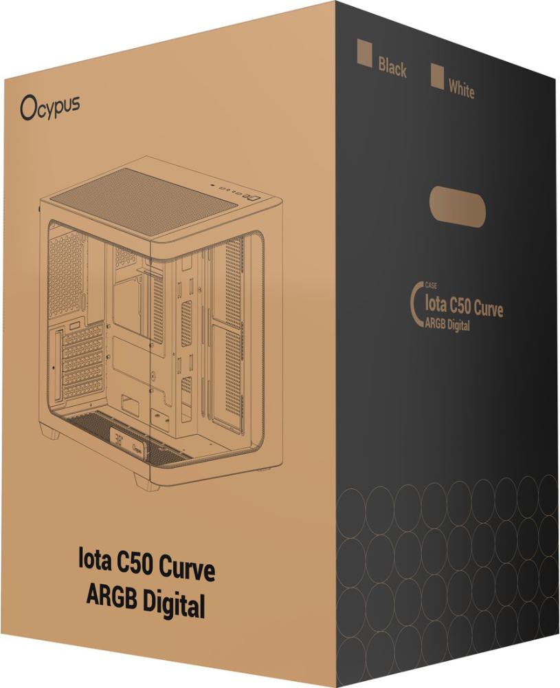 Корпус Ocypus Iota C50 Curve WH ARGB