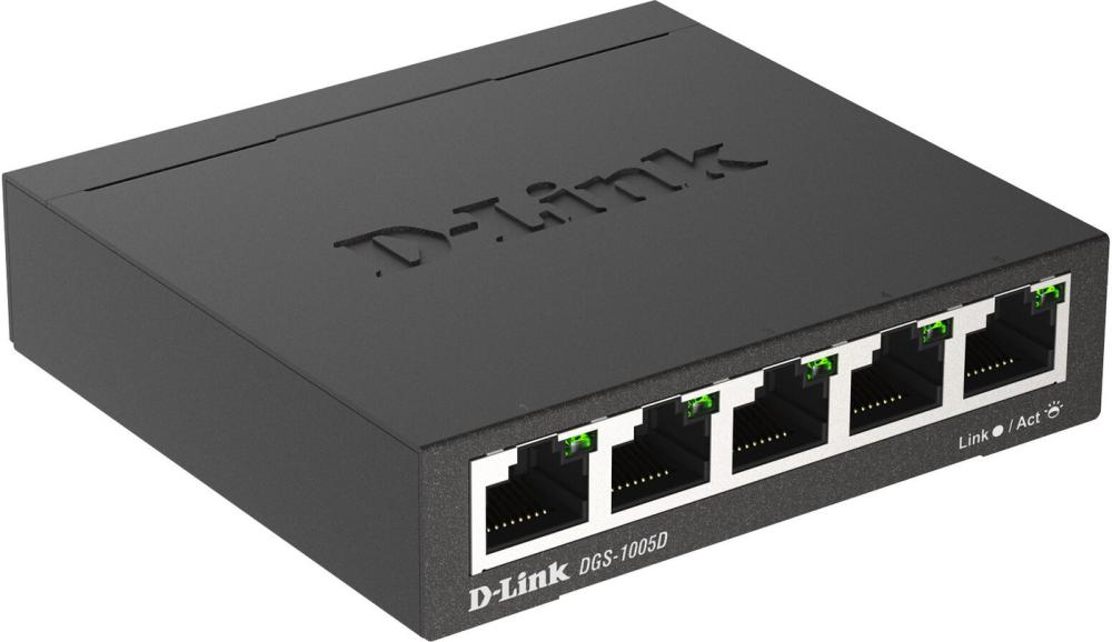 Неуправляемый коммутатор D-Link DGS-1005D/R1A
