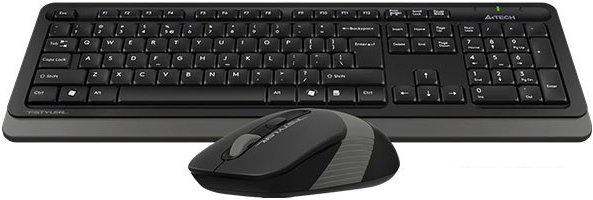 Офисный набор A4Tech Fstyler FG1010 (черный/серый)