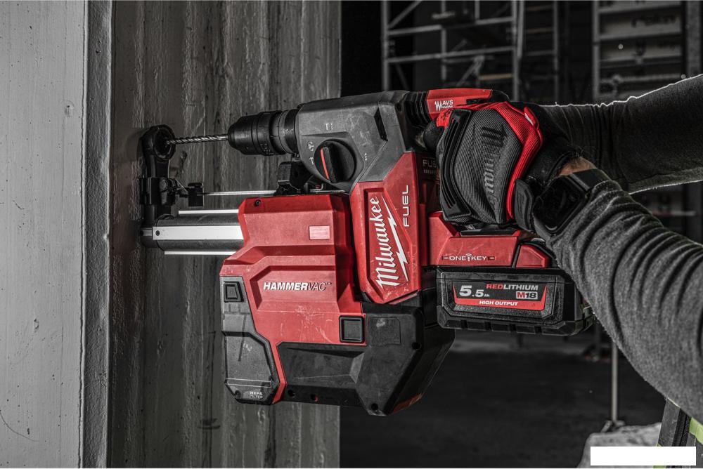 Перфоратор Milwaukee M18 ONE FHX DEL-552C Fuel 4933478506 (с 2-мя АКБ, кейс)