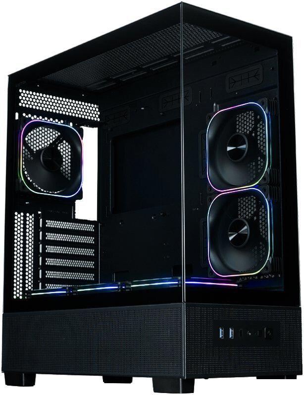 Корпус XASTRA Q500 6ARGB-FG-C10-UC (черный)