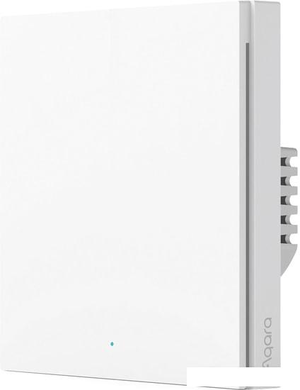 Умный выключатель Aqara Smart Wall Switch H1 одноклавишный без нейтрали (белый)