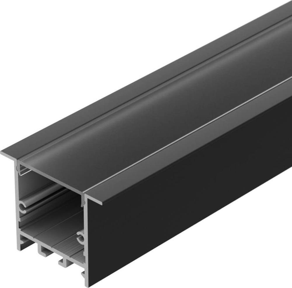 Алюминиевый профиль Arlight SL-LINIA49S-F-2000 ANOD BLACK 039389
