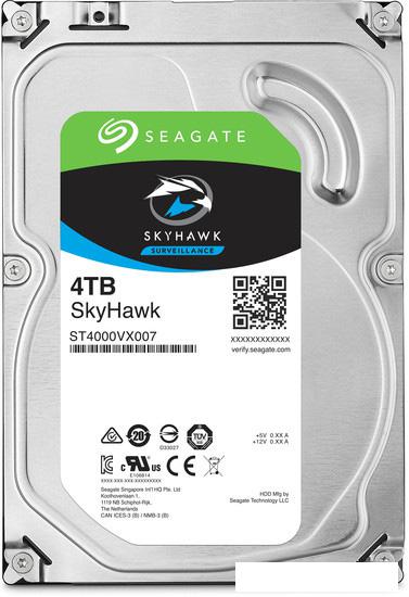 Жесткий диск Seagate Skyhawk Surveillance 4TB ST4000VX007