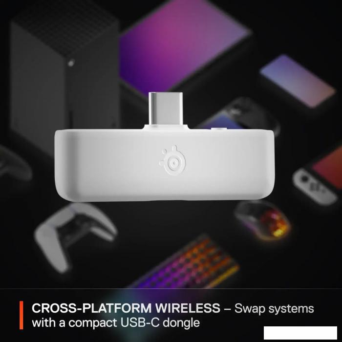 Наушники SteelSeries Arctis Nova 5X Wireless (белый)