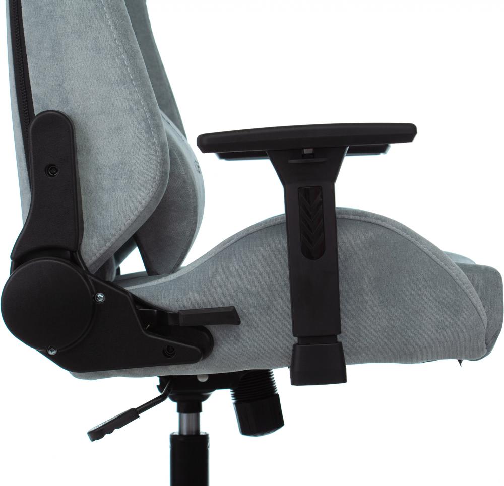 Игровое (геймерское) кресло Knight N1 Fabric Light-28 (серо-голубой)