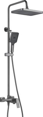 Душевая система  Shevanik S4436T (оружейная сталь)