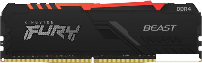 Оперативная память Kingston FURY Beast RGB 16ГБ DDR4 3600 МГц KF436C18BB2A/16