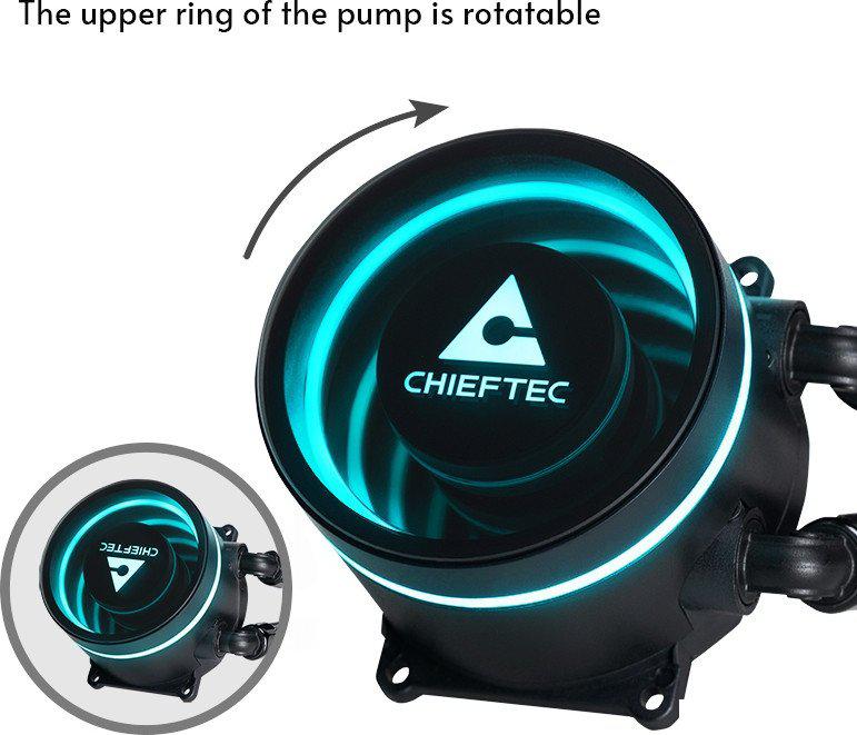 Система жидкостного охлаждения для процессора Chieftec Iceberg 240 DARK