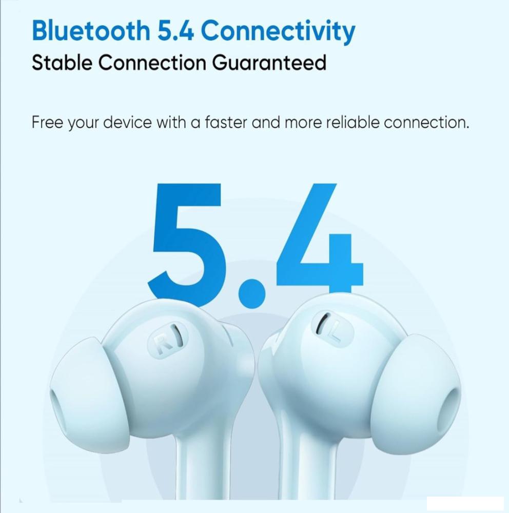 Наушники Realme Buds T200x (голубой)
