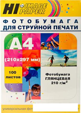 Фотобумага Hi-Black Hi-Image глянцевая А4, 210 г/м2, 100 л [A200402U]