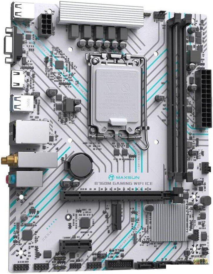 Материнская плата Maxsun B760M Gaming WiFi Ice