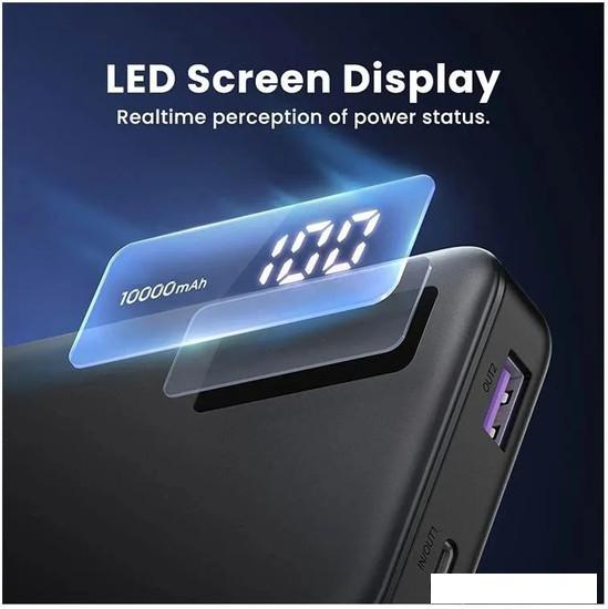 Внешний аккумулятор Ugreen PB311 10000mAh (черный)