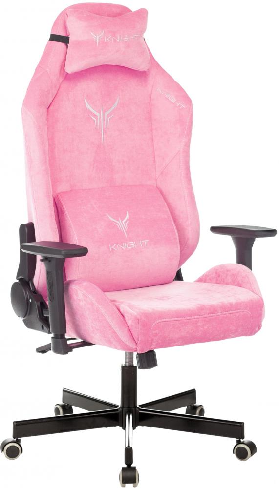 Игровое (геймерское) кресло Knight N1 Fabric Light-21 (розовый)