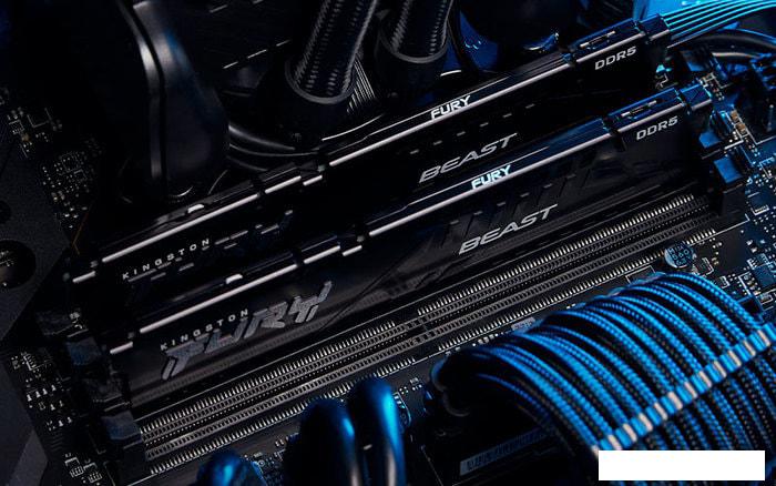 Оперативная память Kingston FURY Beast 2x32ГБ DDR5 5600МГц KF556C40BBK2-64