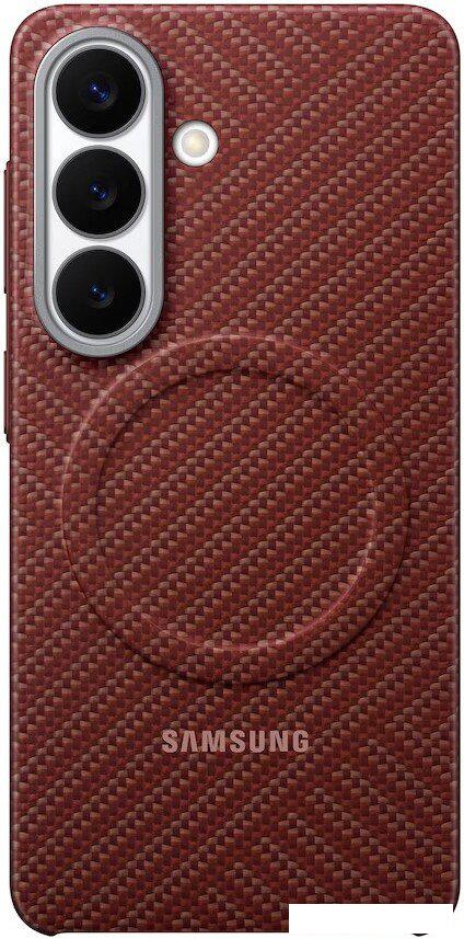 Чехол для телефона Samsung Carbon Magnet Case для Samsung Galaxy S26 (красный)