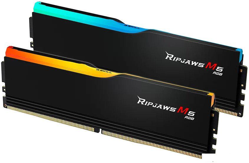 Оперативная память G.Skill Ripjaws M5 RGB 2x32ГБ DDR5 6400 МГц F5-6400J3239G32GX2-RM5RK