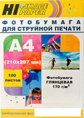 Фотобумага Hi-Black Hi-Image глянцевая А4, 170 г/м2, 100 л [A21061]