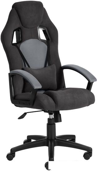 Игровое (геймерское) кресло TetChair Driver (флок/ткань, черный/серый)
