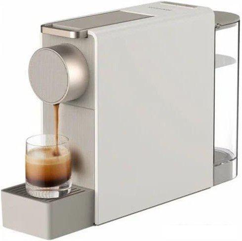 Капсульная кофеварка Scishare Capsule Coffee Machine Mini S1201 (с переходником на евровилку, золотистый)