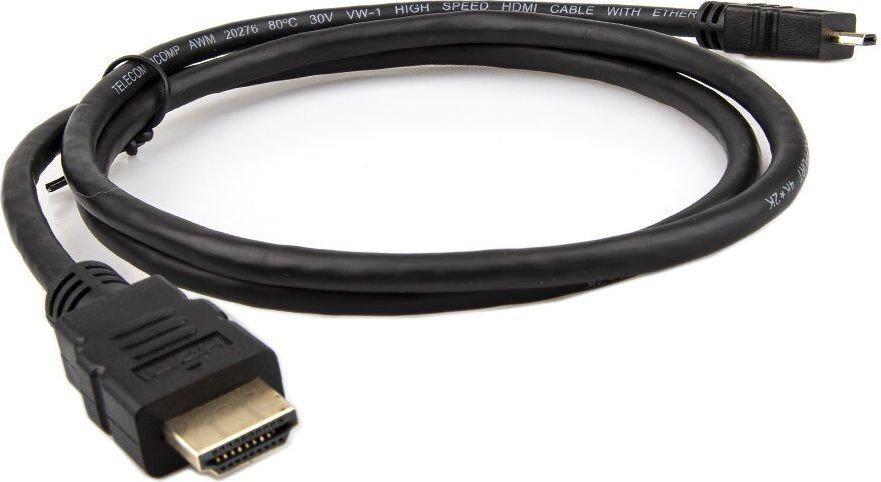 Кабель Telecom TCG206-1M HDMI - MicroHDMI (1 м, черный)