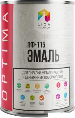 Эмаль LIDA ПФ-115 Optima 2 кг (серый)