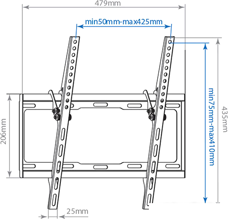 Кронштейн для телевизора Arm Media Steel-4