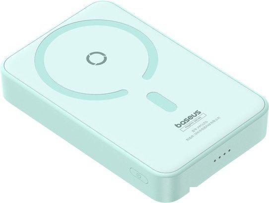 Внешний аккумулятор Baseus MagPro Magnetic Bracket Wireless Fast-Charging Power Bank 20W 5000mAh (мятный)