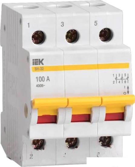 Выключатель нагрузки IEK ВН-32 3Р100А MNV10-3-100