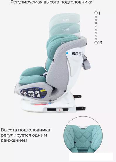 Детское автокресло Rant Nitro Isofix UB619 (серый/мятный)