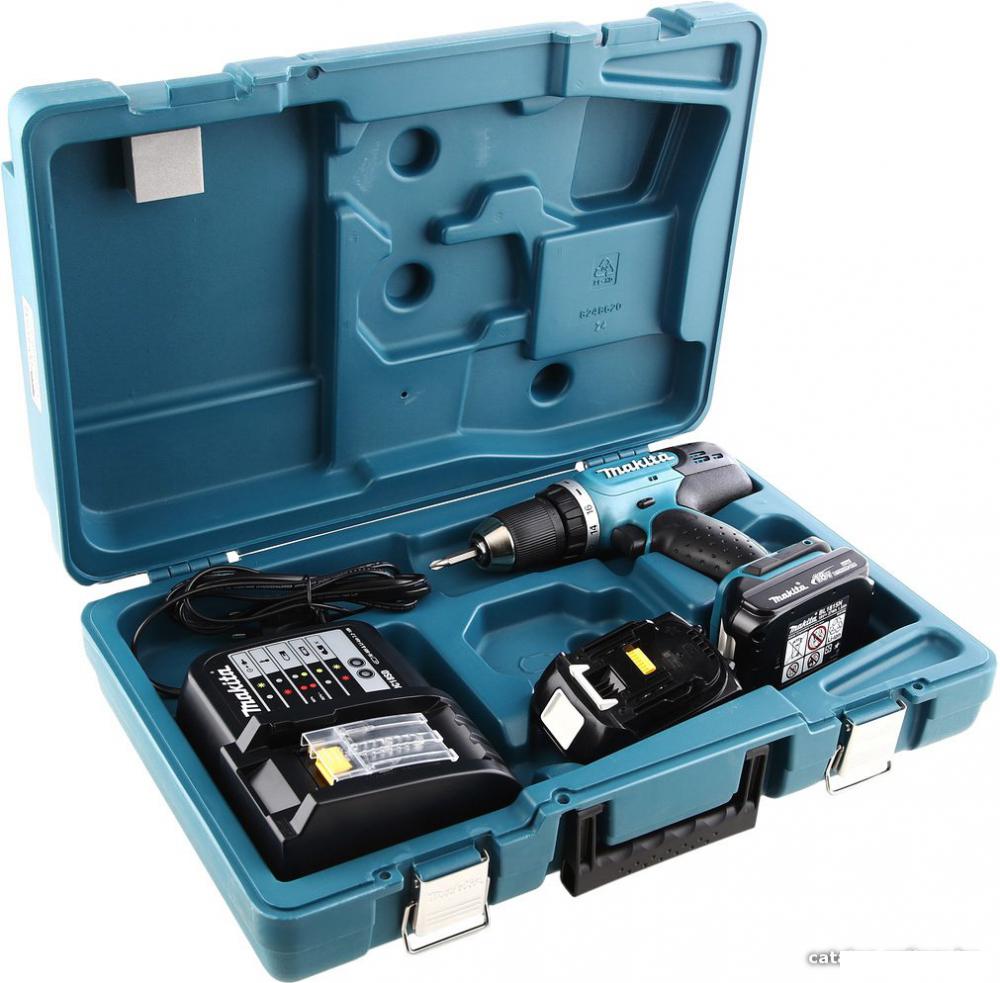 Дрель-шуруповерт Makita DDF453SYE (с 2-мя АКБ, кейс)