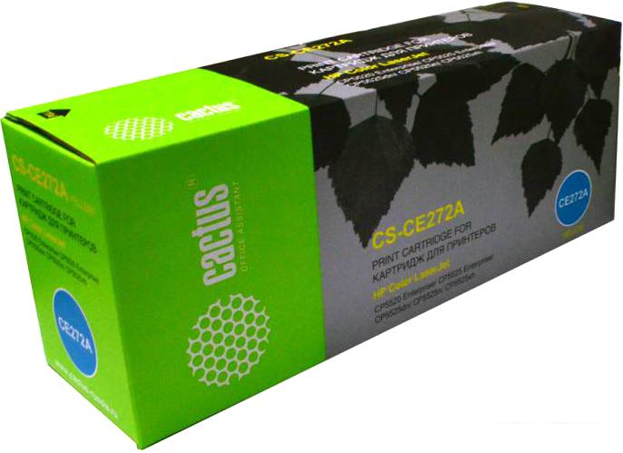 Картридж CACTUS CS-CE272A (аналог HP 650A CE272A)