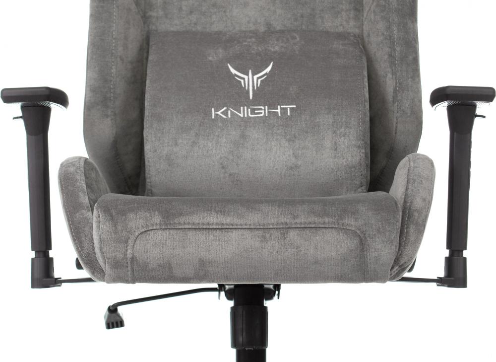 Игровое (геймерское) кресло Knight N1 Fabric Light-19 (серый)