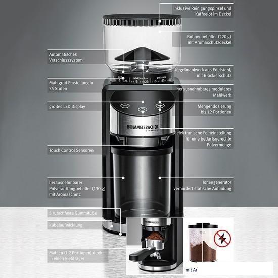 Электрическая кофемолка ROMMELSBACHER EKM 400