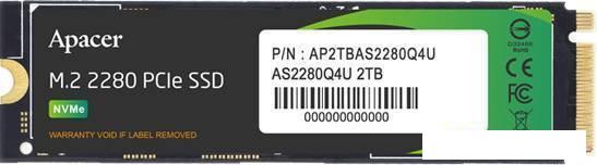 SSD Apacer AS2280Q4U M.2 PCIe Gen4 x4 1TB AP1TBAS2280Q4U-1