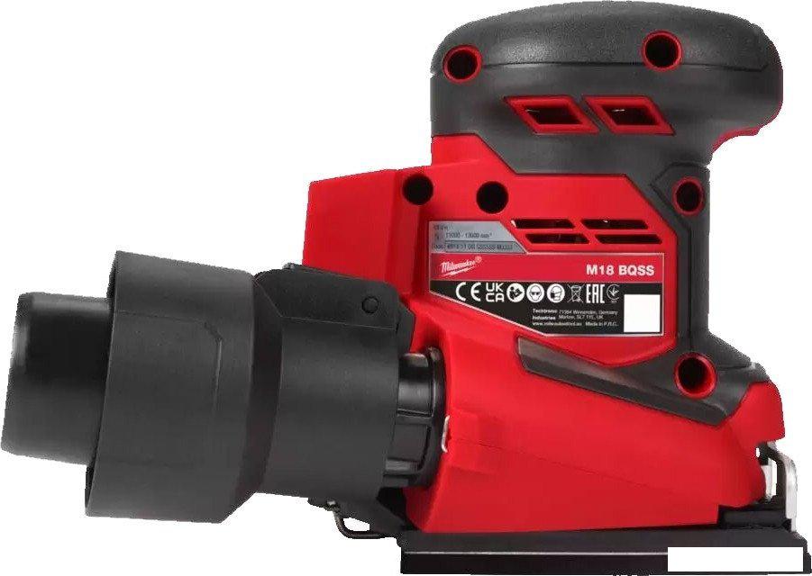 Виброшлифмашина Milwaukee M18 BQSS-502B 4933479967 (с 2-мя АКБ, сумка)