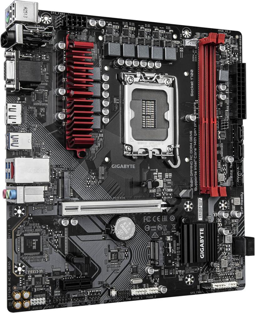 Материнская плата Gigabyte B760M Gaming AC DDR4 GEN5