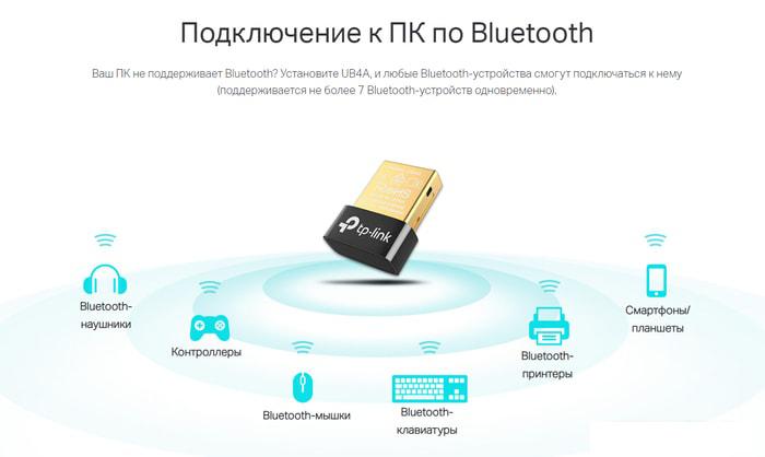 Bluetooth адаптер TP-Link UB4A