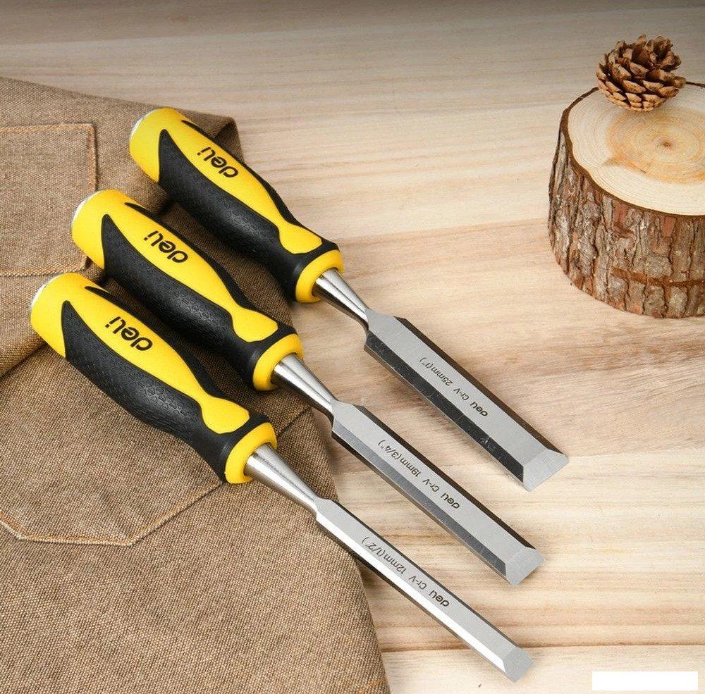 Набор стамесок Deli DL6203-ED1 (3 предмета)