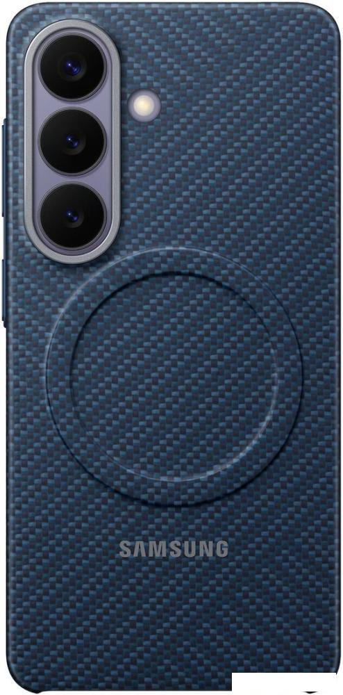 Чехол для телефона Samsung Carbon Magnet Case для Samsung Galaxy S26 (темно-синий)
