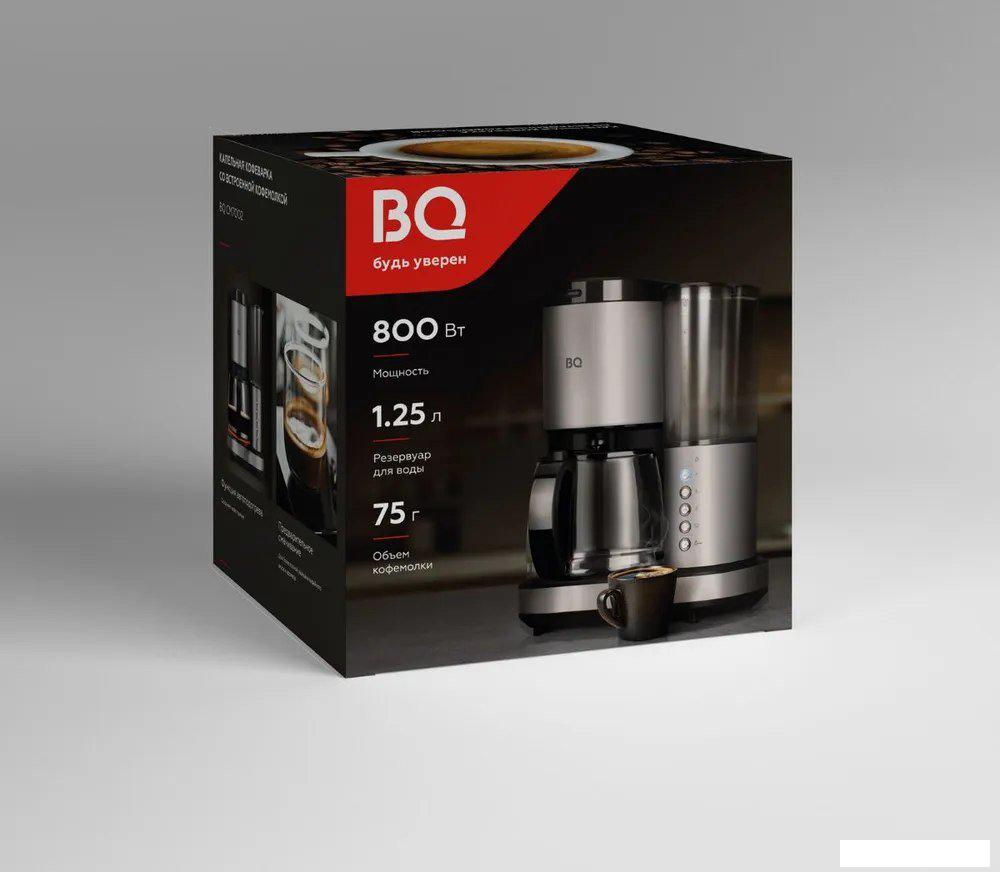 Кофеварки и кофемашины BQ CM7002 (сталь/черный)
